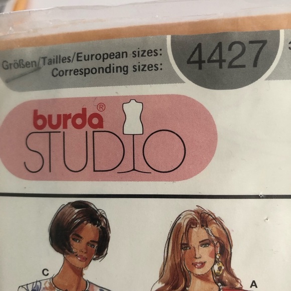 Burda Studio 4427 pattern size 6 -24. Nice sheath dress for the office - Picture 2 of 7